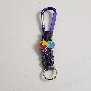 Autism Awareness Keychain. Handmade. New